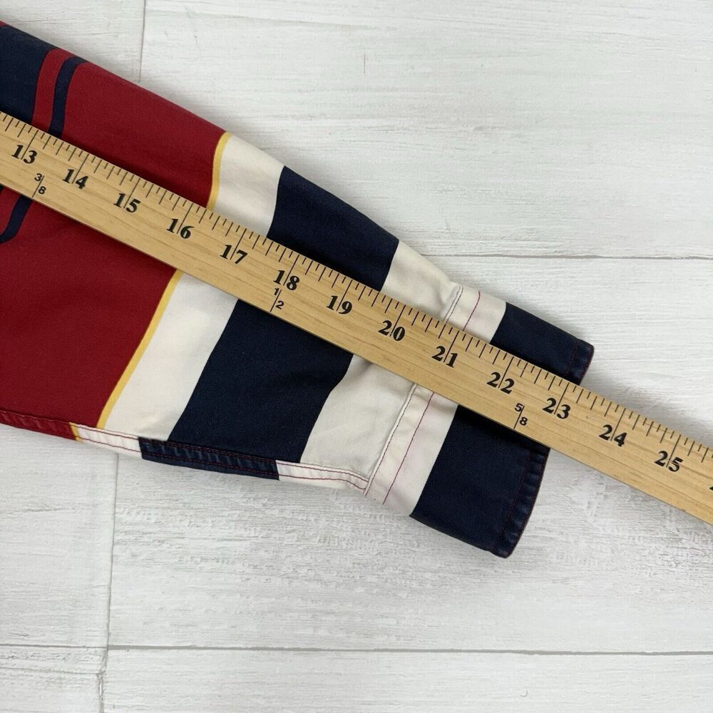 Vtg CHAPS Ralph Lauren‎ Shirt Mens L Striped Long Sleeve Button Down Western 90s - Picture 11 of 13